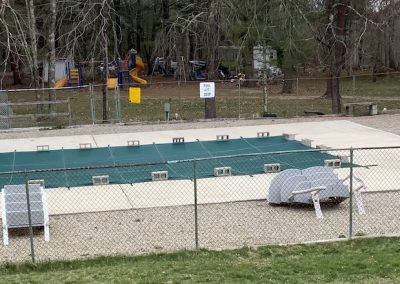 outdoor heated pool at the Gibson Hill RV Park and Campground in Sterling CT
